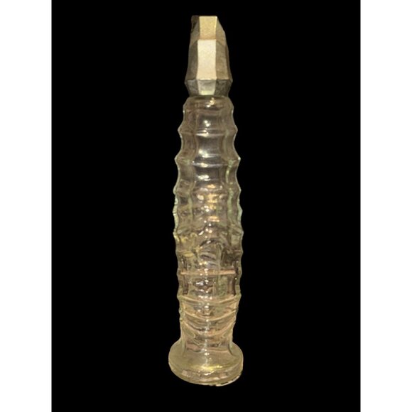 Avon 1970s Seahorse Glass Bottle With Stopper - Picture 3 of 12